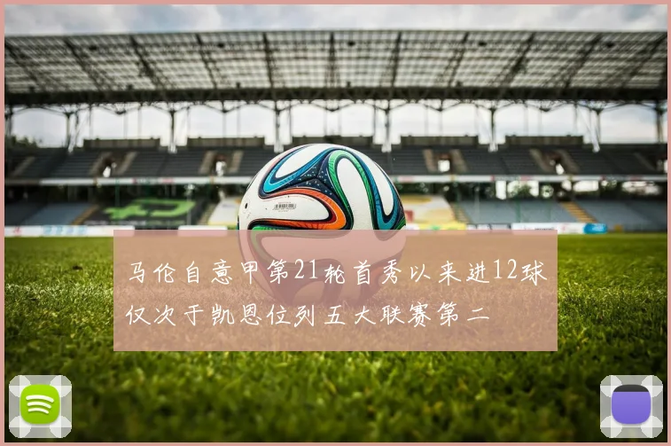 马伦自意甲第21轮首秀以来进12球仅次于凯恩位列五大联赛第二